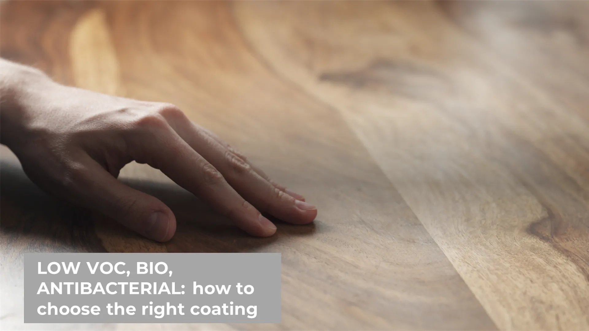 LOW VOC, BIO, ANTIBACTERIAL: how to choose the right Coating